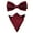 Dark Red, variant on by SZZOQDZ Solid Print Party Satin Pocket Squares Handkerchief with Bowtie, Pink