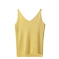thumbnail image 2 of YHAJDS Womens Camisole Sleeveless Casual Shirts Solid Color V Neck Glitter Thread Knit Contoured Sleeveless Top, 2 of 5