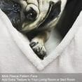 thumbnail image 7 of 50" x 60"Animal Print Fleece Throw Blankets for Couch Sofa Bed, Manatee Family Sherpa Blanket, Super Soft Warm and Lightweight, 7 of 7