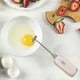thumbnail image 4 of Batidor de huevos de mano de acero inoxidable | Utensilio manual de cocina rotatorio para hornear, batir huevos, mezclar leche, café y bebidas | Duradero, resistente al óxido, fácil de limpiar, 4 of 4