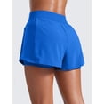 thumbnail image 2 of Pantalones cortos para correr CRZ YOGA de doble capa 2 en 1 para mujer, 2 of 4