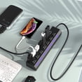 thumbnail image 3 of Hub USB de 7 puertos USB 2.0 de alta velocidad con luz indicadora LED, 3 of 4