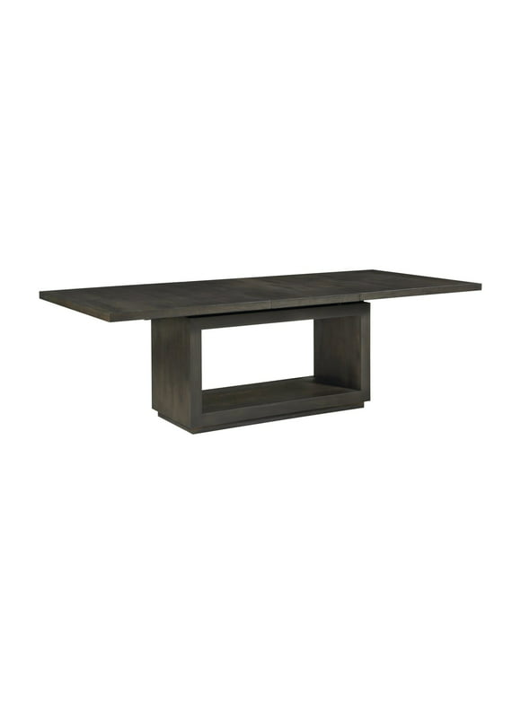 Modus Oxford Extendable Dining Table in Distressed Basalt Gray