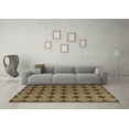 thumbnail image 3 of Ahgly Company Indoor Square Abstract Brown Contemporary Area Rugs, 8' Square, 3 of 4