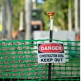 thumbnail image 6 of 4x100 ft Temporary Fencing for Yard - Green Outdoor Plastic Construction Fencing Roll for Dogs, Garden and Events, 6 of 6