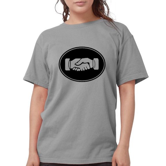 CafePress - Psi Upsilon Handshake T Shirt - Womens Comfort Colors® Shirt