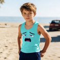 thumbnail image 2 of Niño Pequeño Niños Niños Camisola sin Mangas Suave Gradiente Impresión Moda Lindo Fondo para Casual Casa Fiesta de Boda, 2 of 7