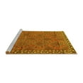 thumbnail image 2 of Ahgly Company Machine Washable Indoor Round Persian Yellow Traditional Area Rugs, 5' Round, 2 of 4