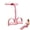 Pink, variant on Pedal Resistance Bands with Handles, Portable Latex Exercise Bands for Home Gym, Yoga, Strength Training & Full Body Workouts