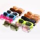 thumbnail image 2 of Jumpingount Gafas con montura pequeña y campo de visión de alta definición Gafas de sol de color caramelo Gafas sin montura Lentes Caja verde, 2 of 6