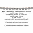 thumbnail image 3 of CVD Diamond Tennis Bracelet Lab Created diamond 2.6mm-3.0ctw 7"-10kt rose gold, 3 of 4