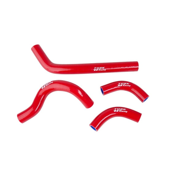 Tusk Radiator Hose Kit Red For Honda CRF250R 2004-2009