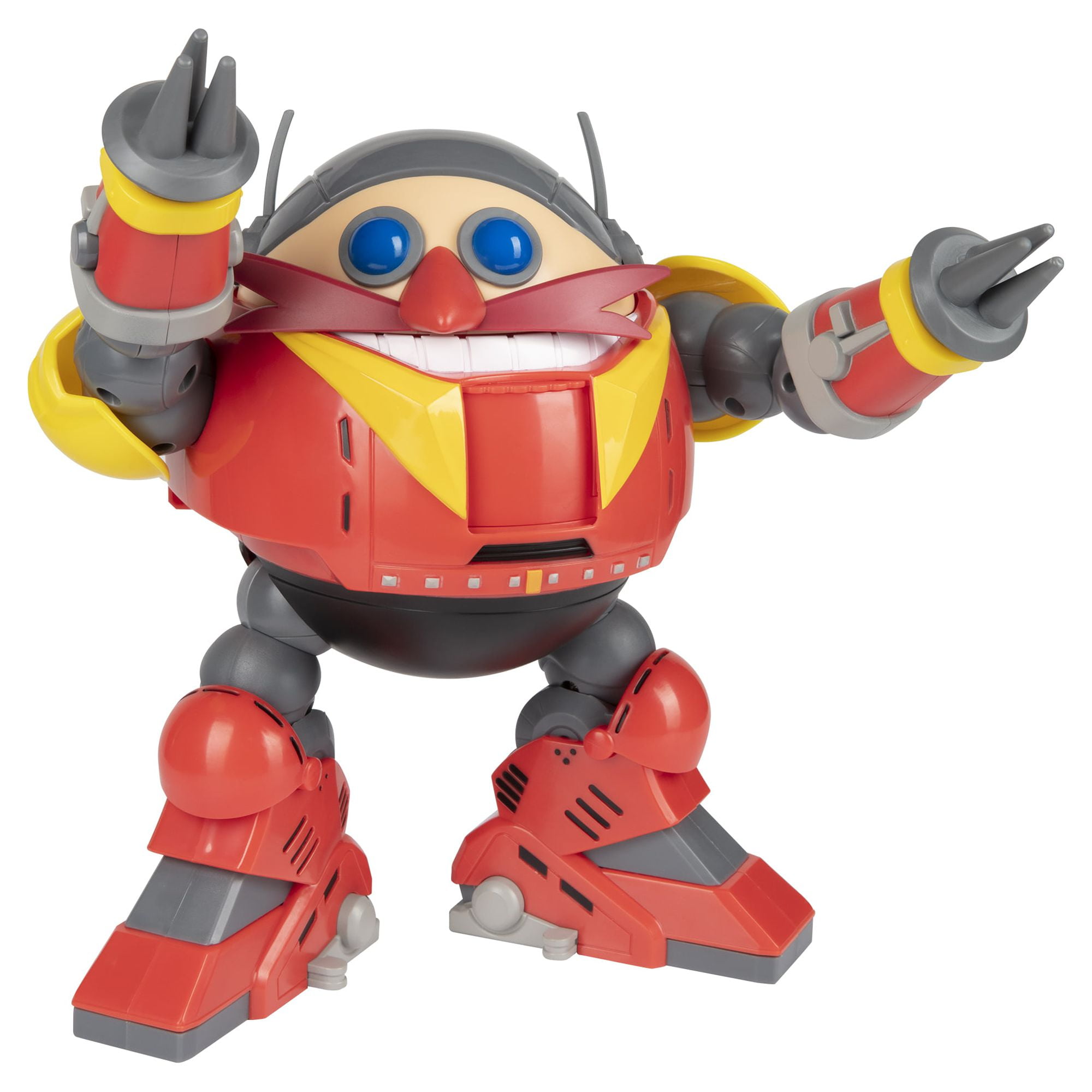 Figura Articulada - Sonic Giant Eggman Robot Battle Set - Vermelho