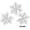 C, variant on Guozer 3Pcs Hanging Snowflakes for Wreath Decor, Artificial Snowflake Ornaments with String for Christmas Tree Decor