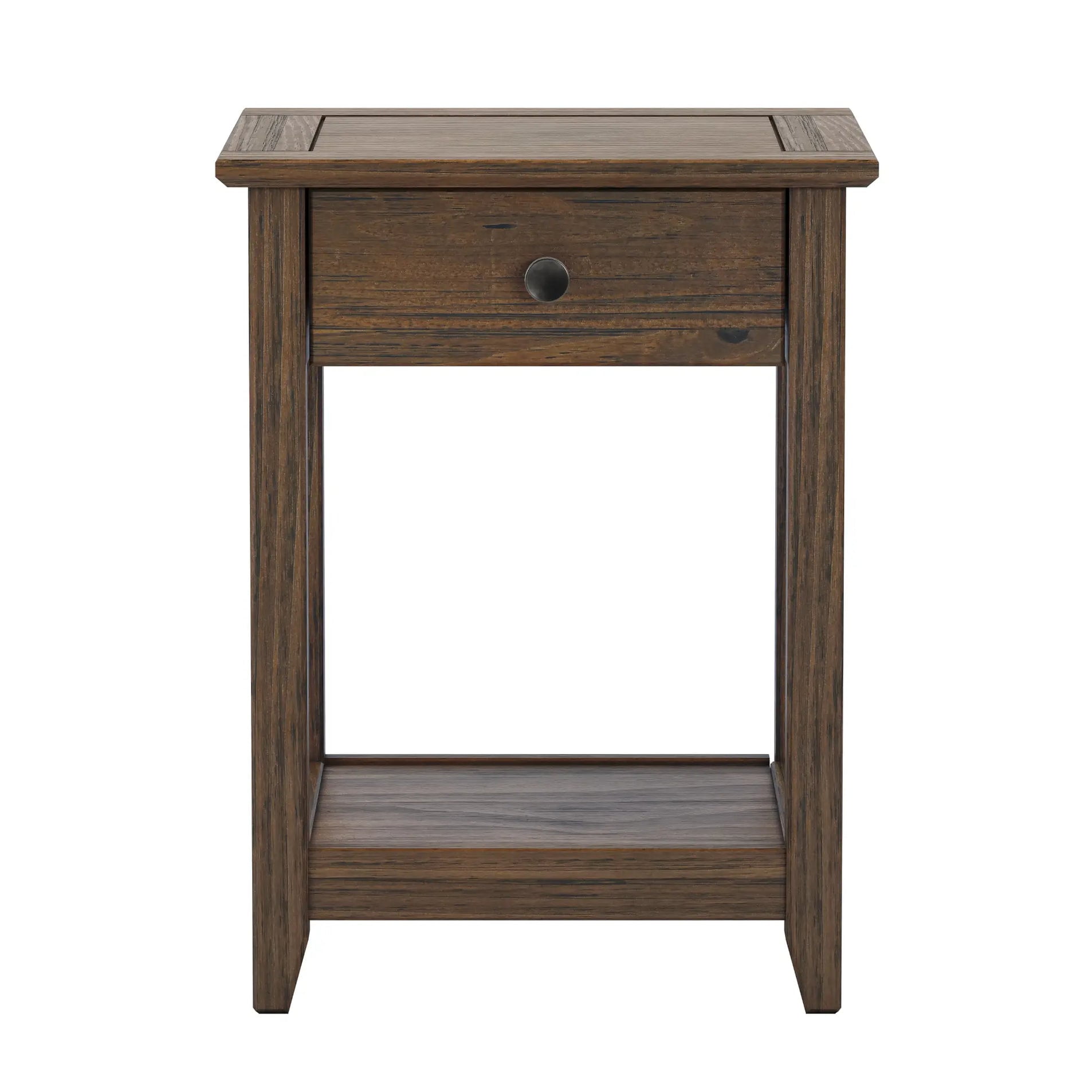 Grain Wood Furniture Greenport End Table - Brushed Walnut