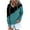 Sky Blue, variant on Lindreshi Womens Fall Fashion 2025 Hoodies for Women Women's Fashion Printed Pocket Long Sleeve Blouse Casual Tops Sweatershirt Button Hoodies