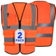 thumbnail image 1 of Chaleco de seguridad XPCARE Hi Vis reflectante con bolsillos naranja, 1 of 7