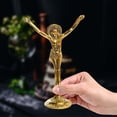 thumbnail image 2 of Jesus Statue Religious Statues for Gift & Home Decor Jesus Cristo Statue for Home Decoration Dashboard Jesus Gift Items Metal Statue Gold, Silver & Copper (Pack of 3), 2 of 11