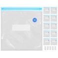 thumbnail image 1 of OULII 25 Pcs Sacs sous Vide Refermables Sacs de Conservation des Aliments Pe Pa 11.8X7.9In, 1 of 8