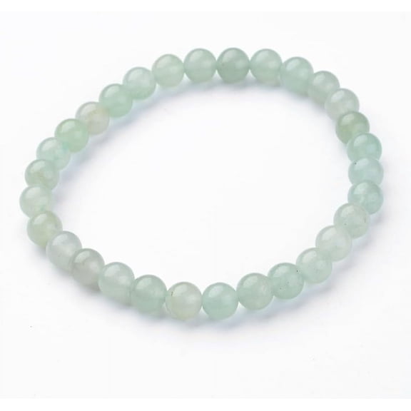 1Pcs Healing Bracelet Natural Aventurine Beaded Stretch Bracelets 6mm Energy Power for Women Men Jewelry Birthday Gifts