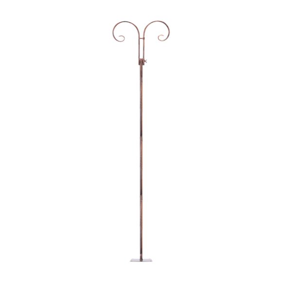 S SERENABLE Shepherds Hooks for Outdoor Floor Stand Holder Bird Feeder Pole for Solar Lights