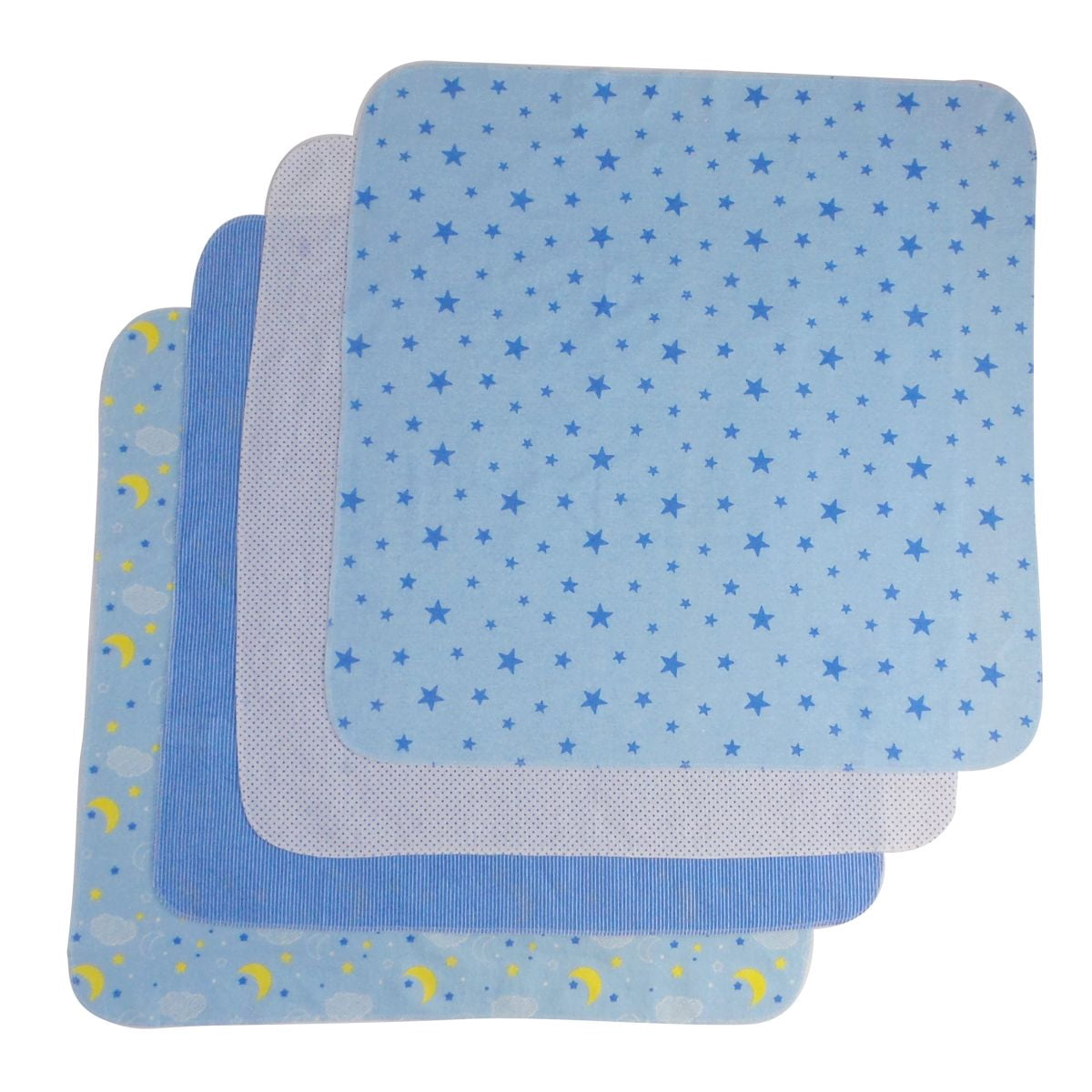 Bambini Pink Four Pack Receiving Blanket