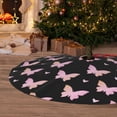 thumbnail image 6 of Sikiie Gradient Butterfly 30-48 inches {designName} Print Christmas Tree Skirt Snowman Xmas Tree Skirt with Edge Christmas Decorations for Holiday Party36", 6 of 7