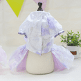 thumbnail image 4 of Vestido de novia para perros con lazo Adorable tutú falda para perros vestidos de princesa para perros pequeños gatos en primavera y verano MFZFUKR CPB-DE-LYY2124-2, 4 of 6