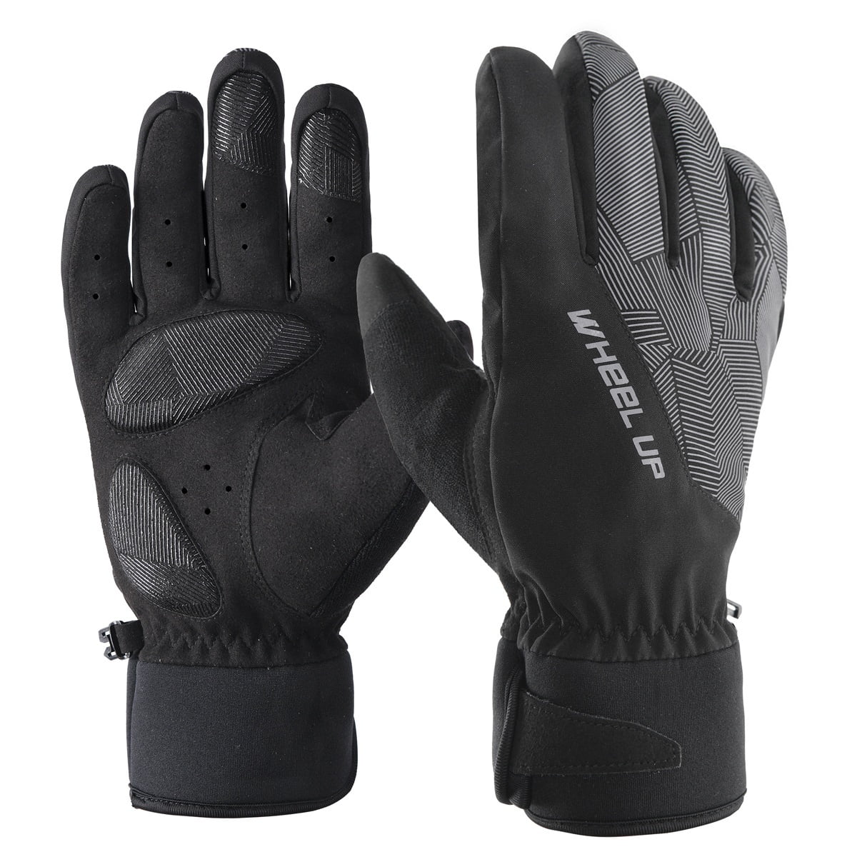 fluorescent cycling gloves