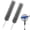 2pcs*Gray, variant on Fan Cleaner Brush, Ultimate Dust Cleaning Brush, Bendable Microfiber Head, Reusable Dust Remover, for Air Conditioning Shutters, Ceiling Fan Blades, Air Vents, Curtains