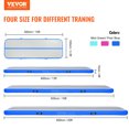 thumbnail image 2 of VEVOR Gymnastics Air Mat, 4 inch Thickness Inflatable Gymnastics Tumbling Mat, Tumble Track with Electric Pump, Training Mats, 2 of 9