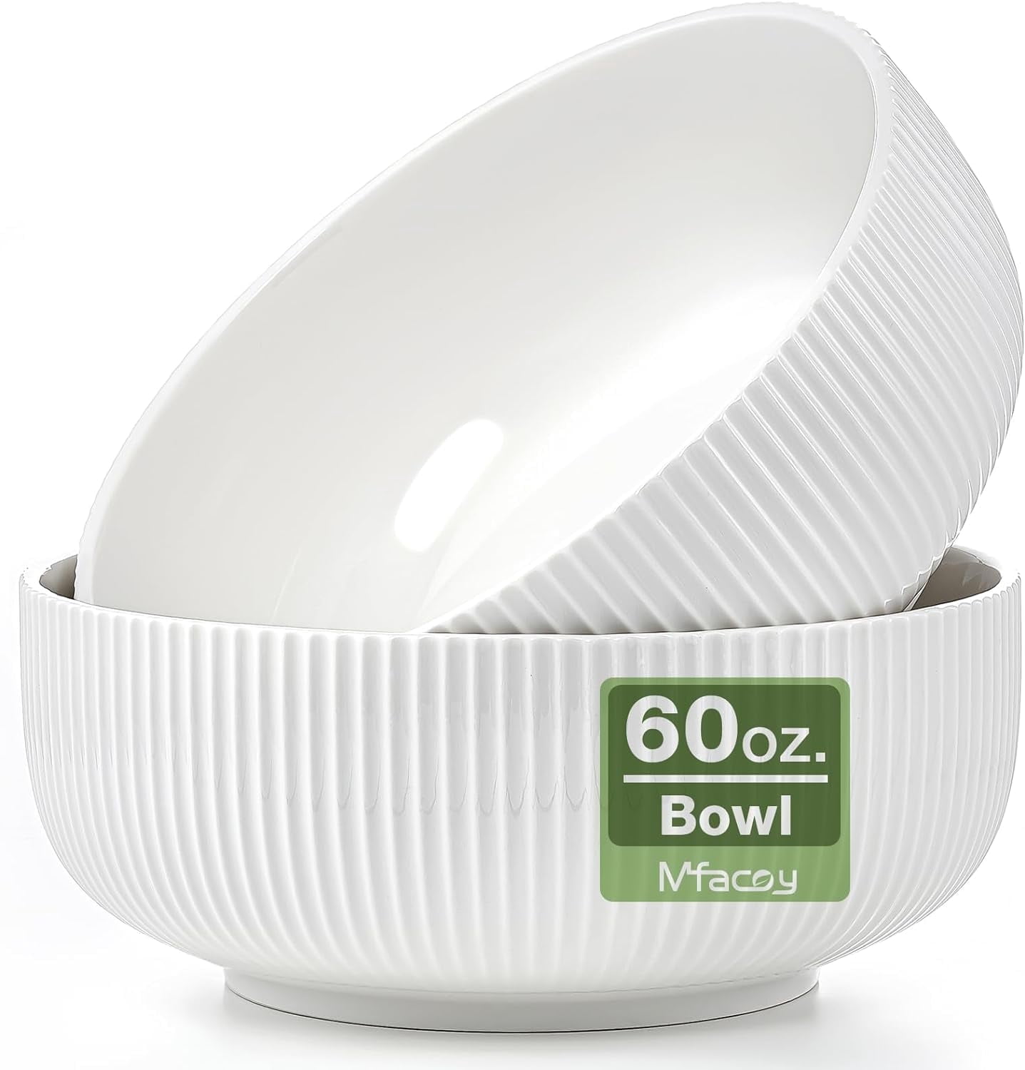 MITBAK 10 Oz Porcelain Dessert Bowls – Set Of 6 Diamond-Shaped White Bowls, Dishwasher Safe, For Ice Cream, Salad, Snacks, Side Dishes - View #2