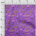 thumbnail image 2 of oneOone Polyester Spandex Purple Fabric Ocean Fish Fabric For Sewing Printed Craft Fabric By The Yard 56 Inch Wide, 2 of 4
