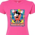 thumbnail image 3 of Disney - Mickey Music Is Life - Juniors Fitted Graphic T-Shirt, 3 of 5