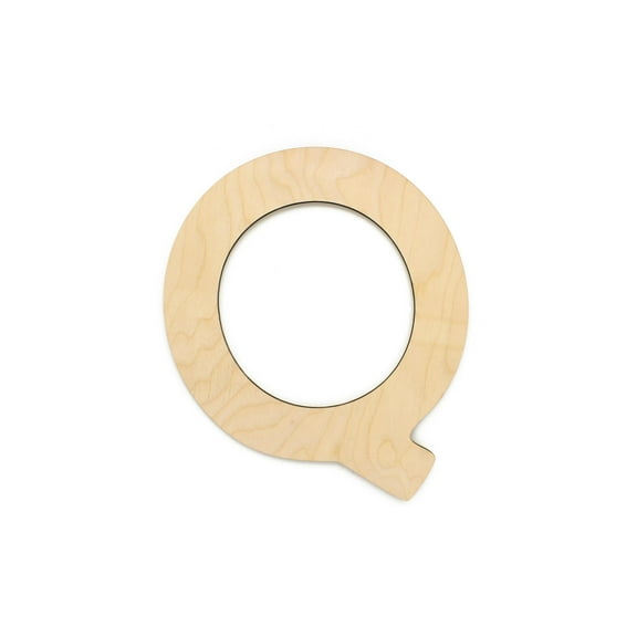 Essentials By Leisure Arts Arts Wood Letter 9.5" Birch Q