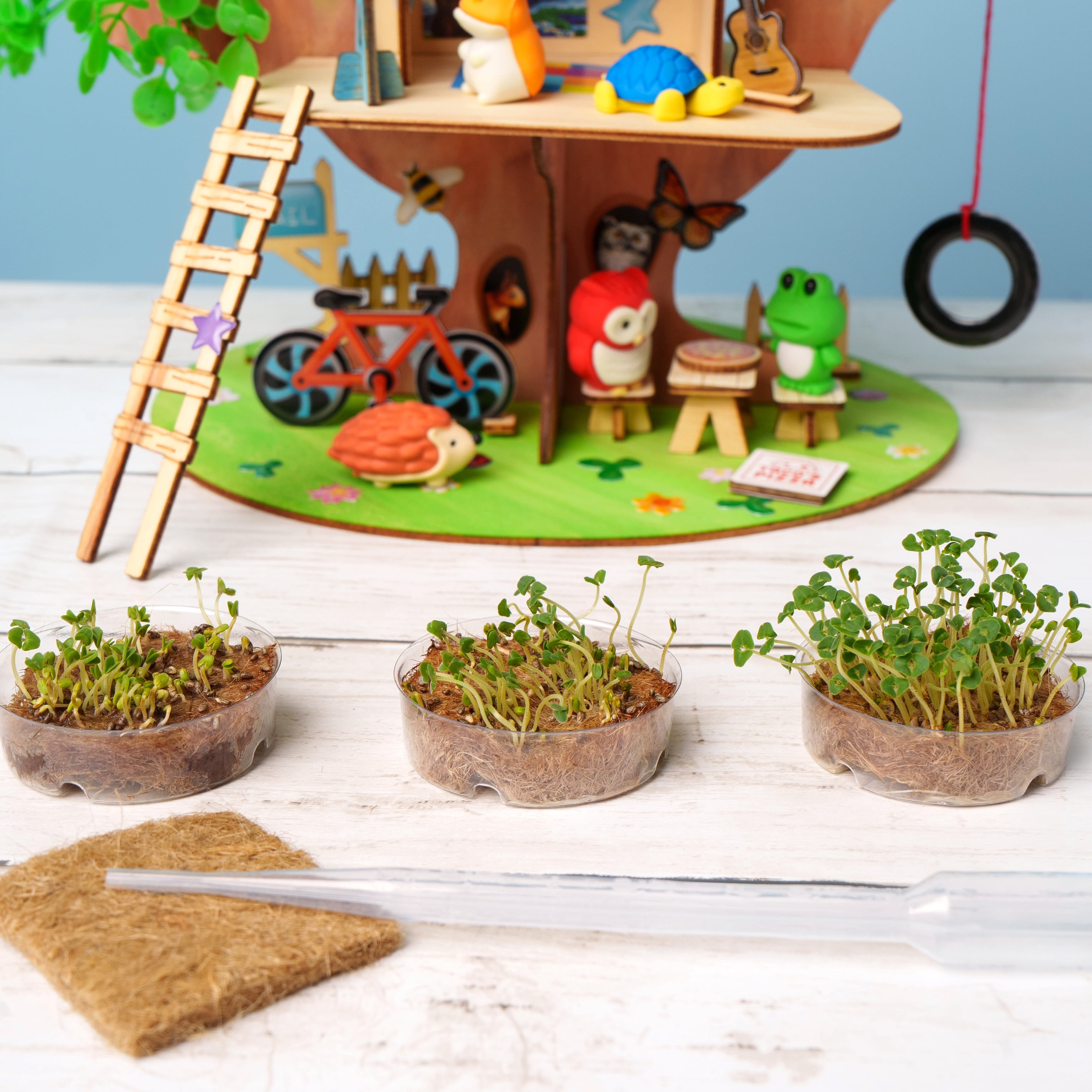 Creativity for Kids Build and Grow Tree House – Child Craft for Boys and Girls, Treehouse Kits