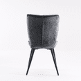 thumbnail image 4 of YOUNIKE Set of 2 Dining Chairs, Classic Design, Armless Side Chairs, High Back Kitchen Chairs, Soft Cushion, Charcoal, 4 of 13
