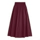 thumbnail image 5 of Faldas para mujer Faldas largas Moda Color sólido Botón Bolsillo Casual Falda de cintura alta Odeerbi ODB-5, 5 of 9