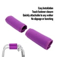 thumbnail image 3 of Andador 2 Uds. Fundas Acolchadas Para Agarre De Mano, Cojines Acolchados De Espuma Antideslizantes Para De Andador, Color Morado, 3 of 7
