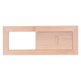 thumbnail image 4 of Almencla Grille d'Aération Réglable pour Sauna Ventilation Murale en Bois Rectangulaire, 4 of 8