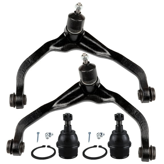 ECCPP 4pcs Front Upper Control Arm Front Lower Ball Joint fit for 2007-2011 For Dodge Nitro 2008-2012 For Jeep Liberty