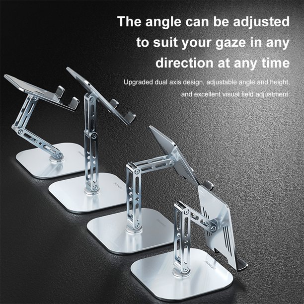 Soporte de soporte plegable Soporte de tableta estable para tabletas/teléfonos de hasta 12,9 pulgadas Ndcxsfigh Para estrenar