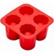 thumbnail image 1 of 1 pack ice cube tray, freezer silicone ice cube molds, kitchen accessories (red), 1 of 4