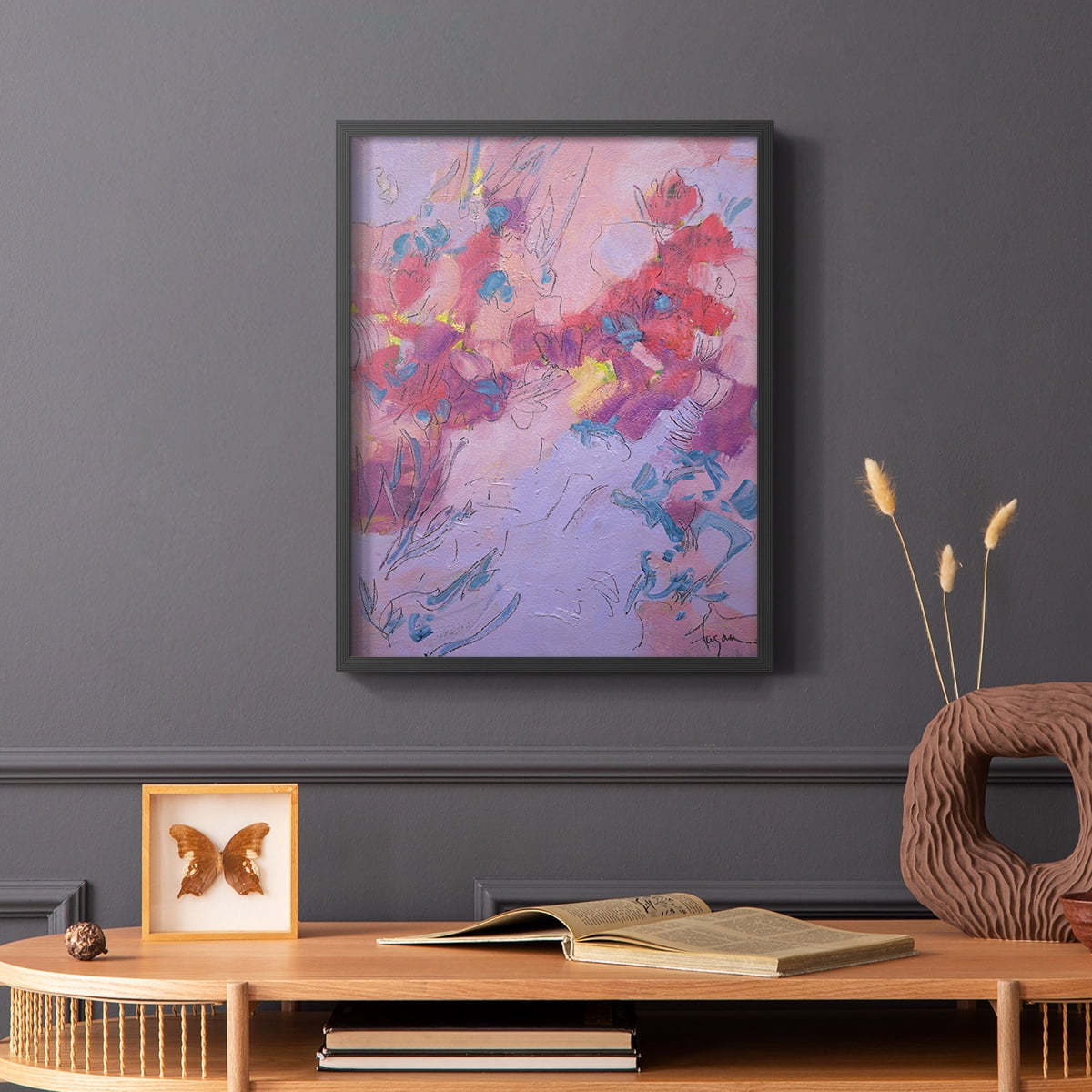 Wish You Well Framed Print - Solid Wood in Single Picture Frame Solid Wood 2 Framed Print