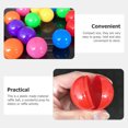 thumbnail image 4 of SHISUYAN 100pcs Lottery Balls Ornaments Raffle Drawing Balls Party Activity Plastic Ball Props, 4 of 8