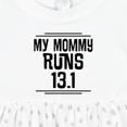 thumbnail image 4 of Inktastic Mommy Runs Half Marathon Girls Baby Dress, 4 of 5