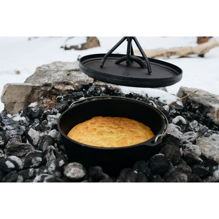 Camp Chef 10-Quart Seasoned Cast Iron Dutch Oven - Standard - SDO16