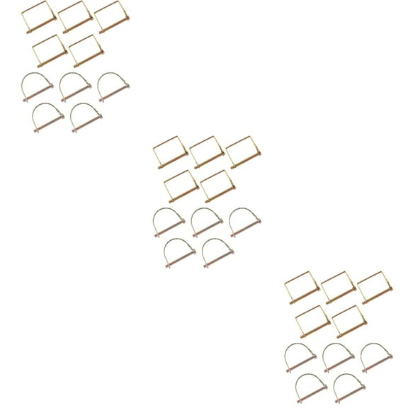 3 Pieces Hook Trailer Hitch Lock Square Pin Truck