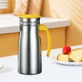 thumbnail image 1 of twisto Stainless Steel Vacuum Insulated Kettle 1L Tea Pot for Shop Hotel Restaurant Yellow with handle, 1 of 8