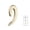 Gold GD, variant on Gecau Wireless Osteoconductive Headset Bluetooth Headset Novelty one Stereo Headphone Gold Home Essentials